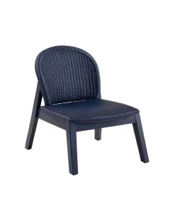 Holly Branch Outdoor Lounge Chair - Navy (synthetic illustration; no displayed measurements)