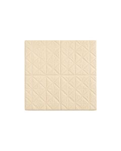 Wren Bend Uninstalled Square Decorative Tile - Beige