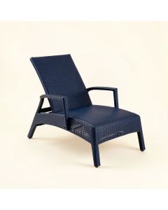 Shore Branch Outdoor Lounge Chair - Navy (synthetic illustration; no displayed measurements)