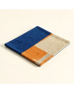 Feldt Proud Peacocks Coir 28 In . X 16 In . Non-Slip Outdoor Door Mat (synthetic illustration; no displayed measurements)