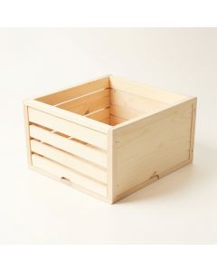 Juniper Crossing Empty Furniture-Style Litter Enclosure - Ivory (synthetic illustration; no displayed measurements)