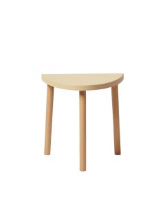Field Bridge Compact Balcony Table - Beige (synthetic illustration; no displayed measurements)