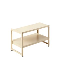 Reed Bend Narrow Outdoor Storage Bench - Beige