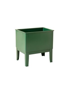 Maple Bend Empty Raised Planter - Green