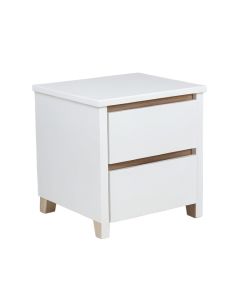 Voelker Two-Drawer Nightstand (synthetic illustration; no displayed measurements)