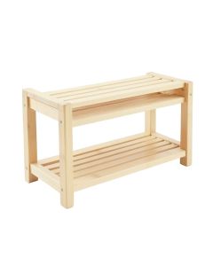 Hill Bluff Shoe Storage Bench - Cream (synthetic illustration; no displayed measurements)