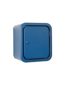 Maple Crossing Wall-Mounted Entry Cabinet - Blue (synthetic illustration; no displayed measurements)