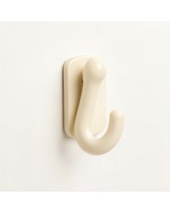 Laurel Crossing Wall-Mounted Robe Hook - Ivory (synthetic illustration; no displayed measurements)