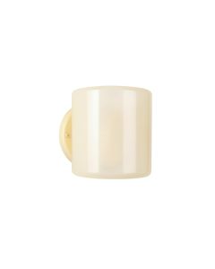 Stone Canyon Wall Sconce Mounted On A Plain Wall - Ivory