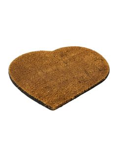 Abbeyville Heart-Shaped Paws Welcome Non-Slip Outdoor Door Mat (synthetic illustration; no displayed measurements)