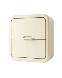 Dune Crest Wall-Mounted Laundry Cabinet - Cream