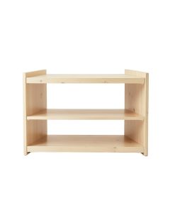 Oak Branch Desktop Shelving Unit - Beige (synthetic illustration; no displayed measurements)