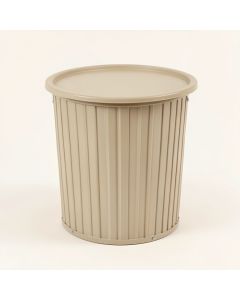 Bay Bend Closed Garden Compost Bin - Beige (synthetic illustration; no displayed measurements)