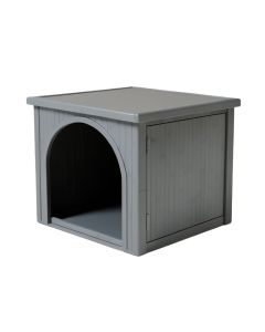River Branch Empty Furniture-Style Litter Enclosure - Gray (synthetic illustration; no displayed measurements)