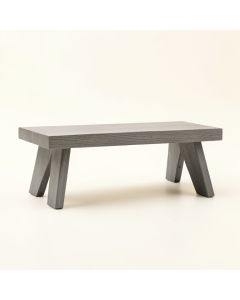 Clay Crossing Indoor Bench - Gray (synthetic illustration; no displayed measurements)