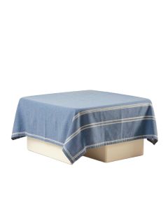 Vale Canyon Flat Bed Sheet - Blue