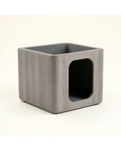 Meadow Dale Empty Furniture-Style Litter Enclosure - Gray (synthetic illustration; no displayed measurements)
