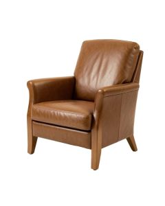 31 '' Wide Leather Match Club Chair