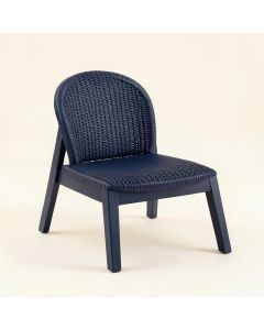 Holly Branch Outdoor Lounge Chair - Navy (synthetic illustration; no displayed measurements)