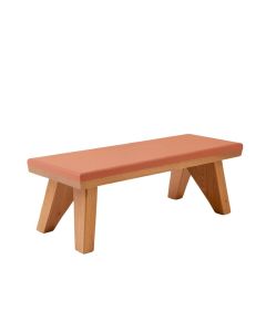 Cove Dale Indoor Bench - Terracotta (synthetic illustration; no displayed measurements)
