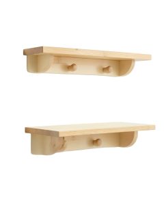 Vale Branch Wall-Mounted Entryway Organizer Shelf - Cream (synthetic illustration; no displayed measurements)