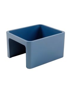 Rowan Crest Empty Furniture-Style Litter Enclosure - Blue (synthetic illustration; no displayed measurements)