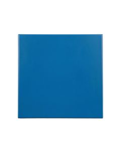 Hazel Branch Uninstalled Square Decorative Tile - Blue