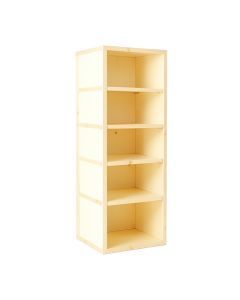 Clay Dale Narrow Cubby Tower - Cream