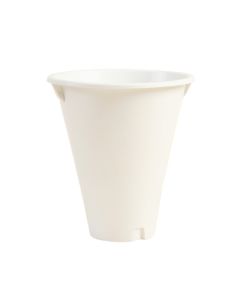 Linden Bluff Empty Railing Planter With Integral Brackets - White (synthetic illustration; no displayed measurements)