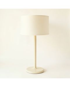 Cove Bluff Floor Lamp With A Plain Fabric Shade - Ivory (synthetic illustration; no displayed measurements)