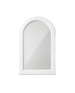 Holly Bluff Framed Wall Mirror - White