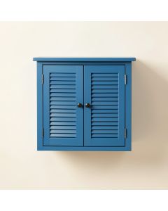 Juniper Bridge Wall-Mounted Laundry Cabinet - Blue (synthetic illustration; no displayed measurements)