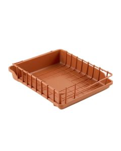 Cliff Arc Empty Under-Desk Cable Tray (synthetic illustration; no displayed measurements)