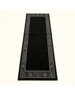 Cliff Brook Narrow Runner Rug - Black (synthetic illustration; no displayed measurements)