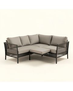 Zeba Patio Sectional Piece With Cushions (synthetic illustration; no displayed measurements)