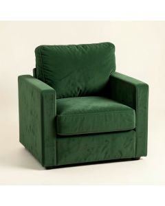 Clay Bluff Upholstered Armchair - Green (synthetic illustration; no displayed measurements)