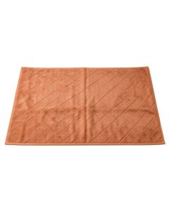 Fern Brook Bath Mat - Terracotta (synthetic illustration; no displayed measurements)