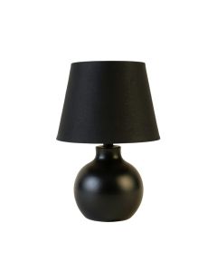 Field Arc Table Lamp With A Plain Fabric Shade
