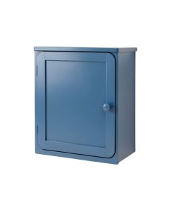 Wren Brook Wall-Mounted Laundry Cabinet - Blue (synthetic illustration; no displayed measurements)