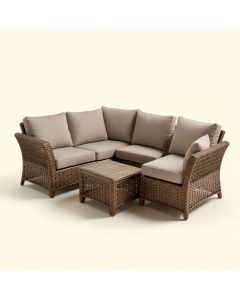 Agnete Outdoor 3 Piece Seating Group With Cushions (synthetic illustration; no displayed measurements)