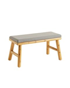 Stone Arc Indoor Bench - Gray (synthetic illustration; no displayed measurements)