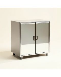 Lela 2 Door Mirrored Accent Cabinet (synthetic illustration; no displayed measurements)