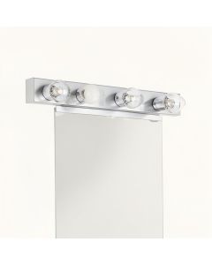 Bowdoinham 4-Light Chrome Vanity Light (synthetic illustration; no displayed measurements)
