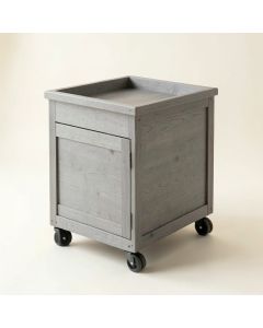 Flint Dale Empty Rolling Workshop Cart - Gray (synthetic illustration; no displayed measurements)