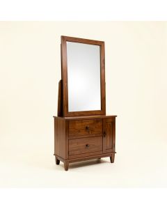 Amarissa Solid Wood Jewelry Armoire With Mirror (synthetic illustration; no displayed measurements)