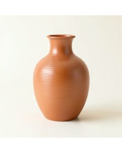 Dune Brook Empty Decorative Vase - Terracotta (synthetic illustration; no displayed measurements)