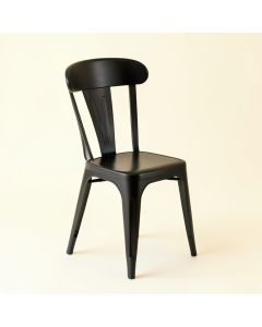 Slate Edge Dining Chair - Black (synthetic illustration; no displayed measurements)