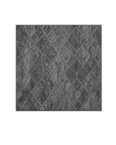 Geometric Shag Dark Gray Area Rug (synthetic illustration; no displayed measurements)