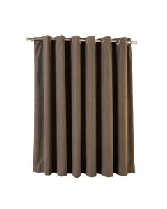Souvigny Solid Blackout Thermal Grommet Single Curtain Panel