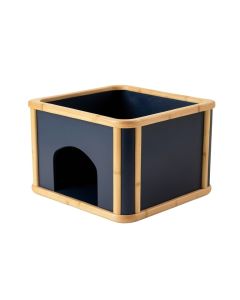 Briar Dale Empty Furniture-Style Litter Enclosure - Navy (synthetic illustration; no displayed measurements)